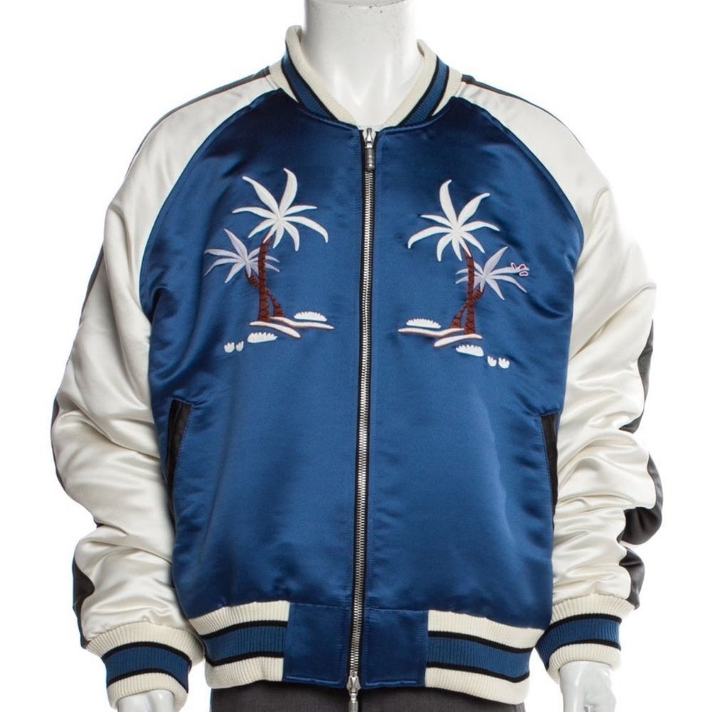RHUDE Satin Bomber Jacket